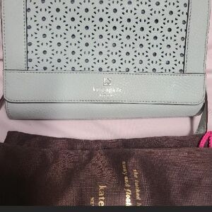 Kate Spade Gray Leather Shoulder Bag